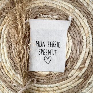 Bewaarzakje 'mijn eerste speentje'
