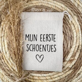 Bewaarzakje 'mijn eerste schoentjes'